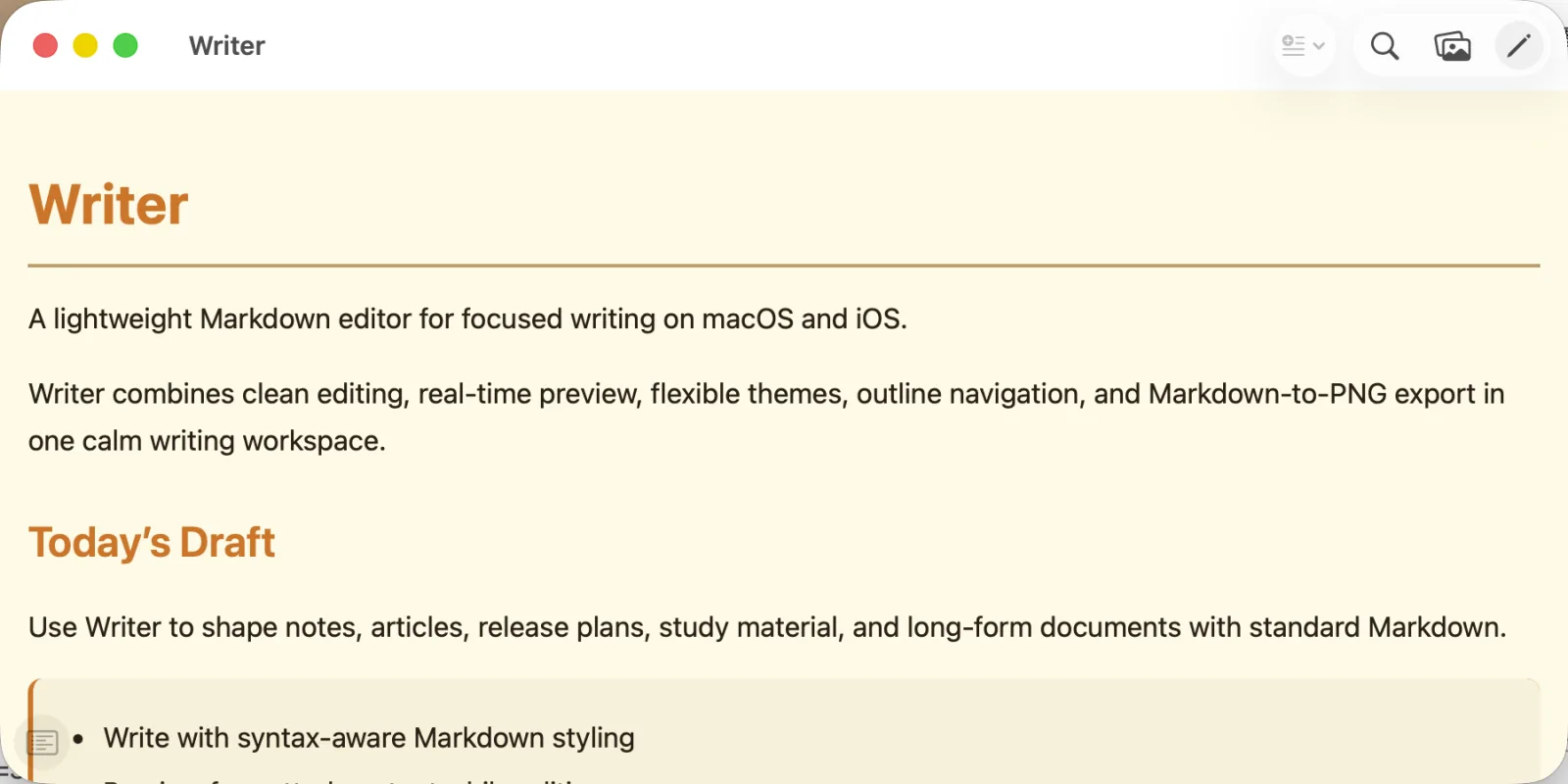 在 Mac 上预览 Markdown 文档